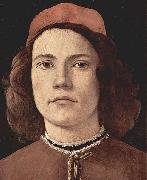 Sandro Botticelli Portrat eines jungen Mannes oil painting reproduction